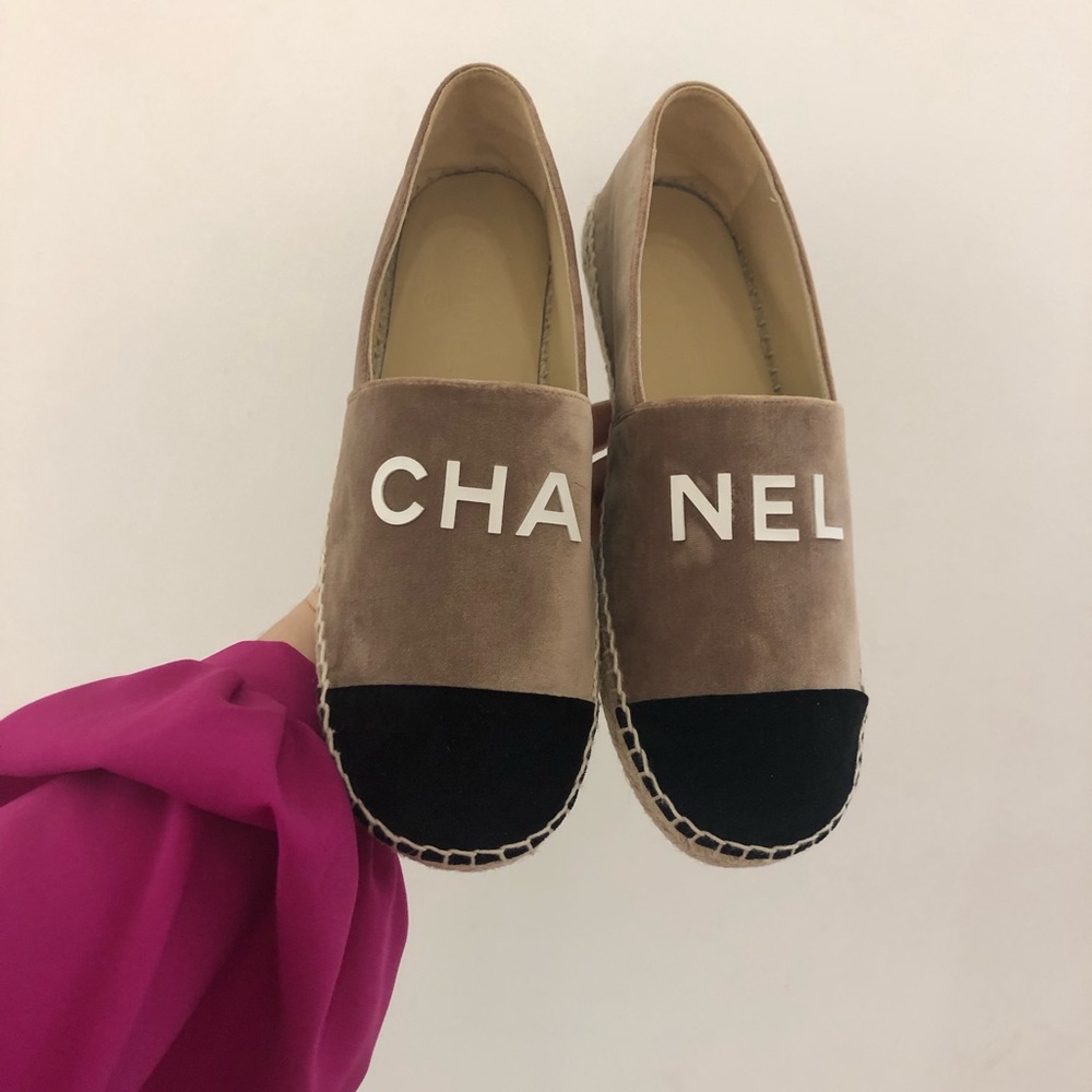 Brand new authentic Chanel espadrilles